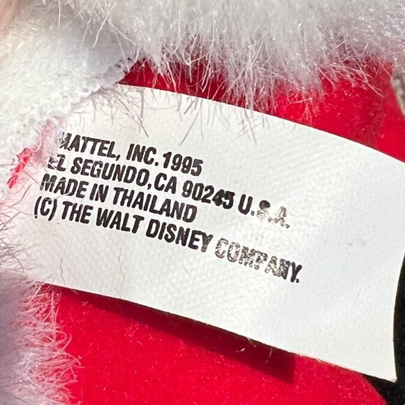 Winnie The Pooh Santa Plush Doll By Mattel 1995 - Picture 3 of 3